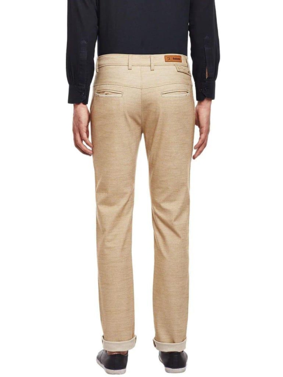 Rodamo Men Khaki Slim Fit Trousers