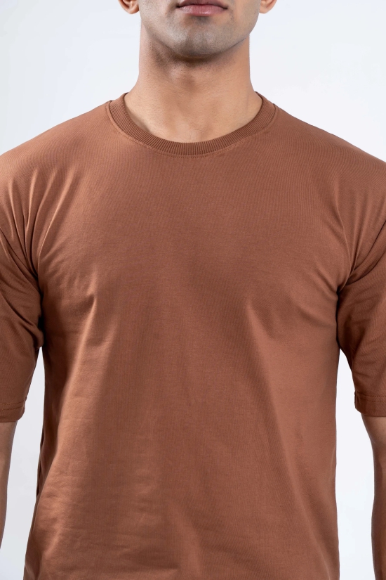 PureEssential Sepia Brown Tee-M