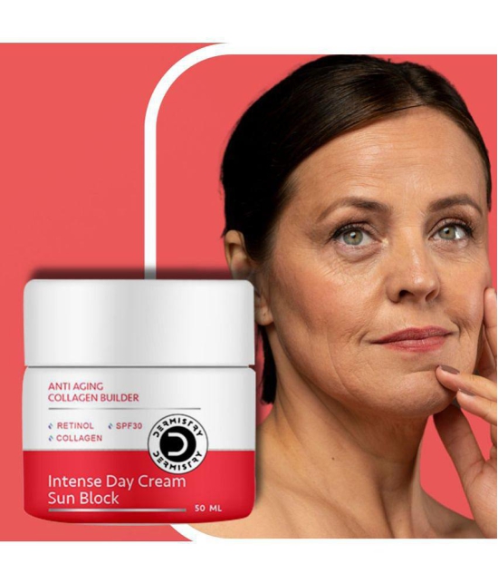 Dermistry Anti Aging Retinol Collagen SPF 30 Day Repair Cream Removes Fine Lines Wrinkles Puffiness Moisturizer Reverses Signs of Ageing Skin Repair Firming Brightening Lightening Transformi