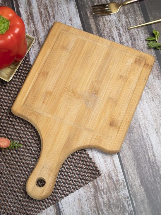 Wooden Chopping Board, Brown, Bamboo