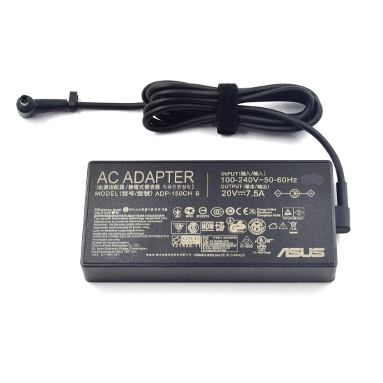 Asus 150W 20V 7.5A Laptop Charger Adapter AC Power Charger (Connector size:6.0*3.7mm)- Power Cable Included