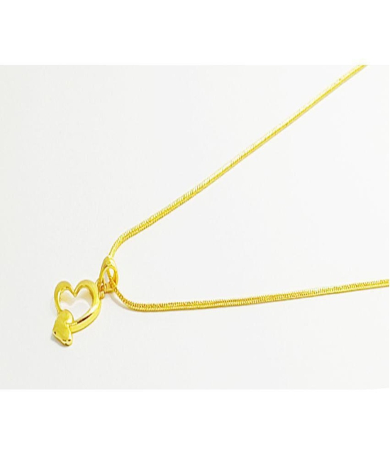 gilher - Gold Plated Chain ( Pack of 1 ) - Golden