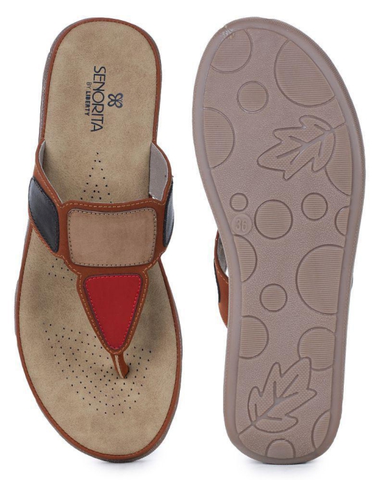 Liberty - Red Womens Flats - None