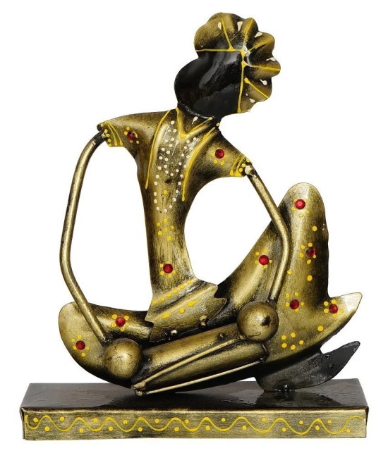 eCraftIndia Gold Iron Figurines - Pack of 1