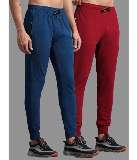 JILZ Multicolor Polyester Mens Joggers ( Pack of 2 ) - None