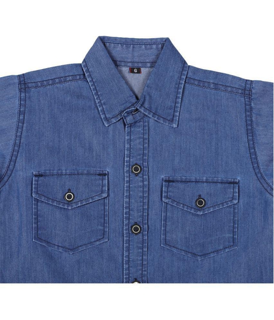 Kids Denim Full sleeves Shirt - None