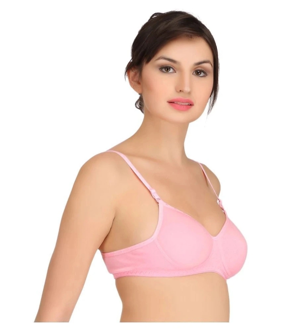 Selfcare Cotton T-Shirt Bra - Pink - 32C