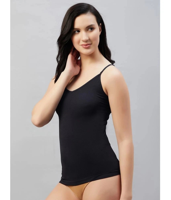 C9 Airwear Cotton Blended Camisoles - Black Single - None