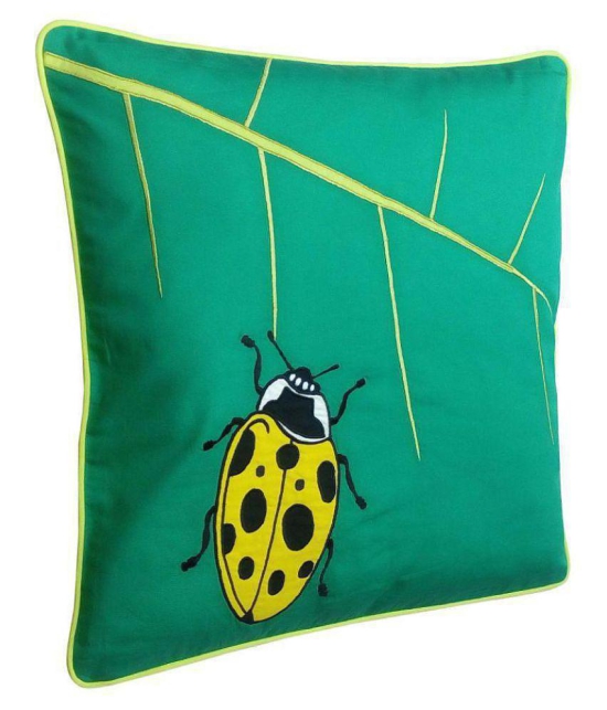 Hugs'n'Rugs Single Cotton Cushion Covers 40 x 40 cm (16 x 16) - Green