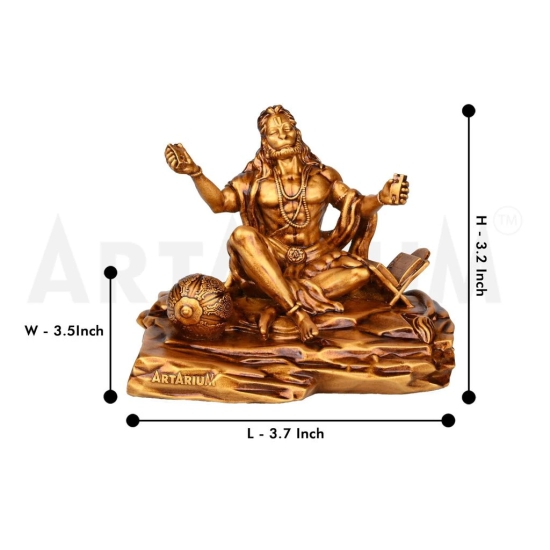 Artarium Bhaktimay Hanuman ji Murti Bajrangbali Idol | Hanuman Ji Statue for Home Decor Gift Article Decorative Showpiece Pack of 1