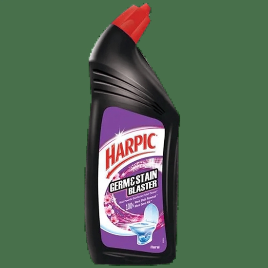 Harpic Germ & Stain Blaster Disinfectant Toilet Cleaner Liquid, Floral, 750 Ml