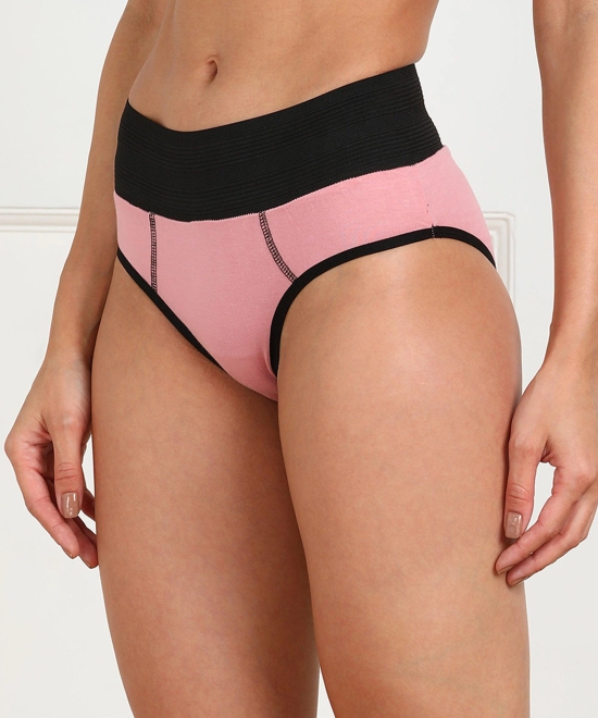 Young Trendz Women High Waist Hipster Pink Panty-XS / Pink