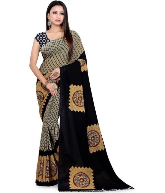 LEELAVATI - Multicolor Georgette Saree With Blouse Piece ( Pack of 1 ) - Multicolor