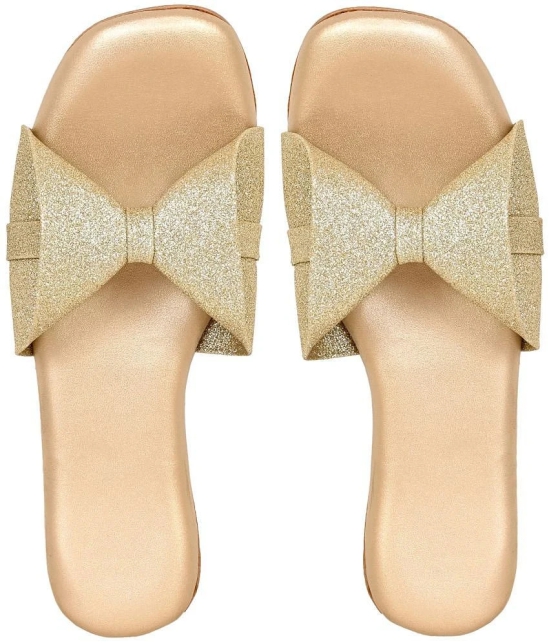 Altek - Gold Womens Flats - None