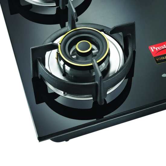 Prestige Vogue 4 Burner Hob Top | Advanced Auto Ignition | Black