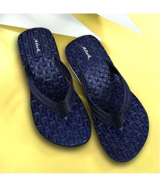 Altek Navy Blue Womens Flip Flop - None