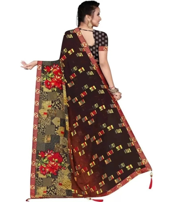 LEELAVATI - Multicolor Georgette Saree With Blouse Piece ( Pack of 2 ) - Multicolor