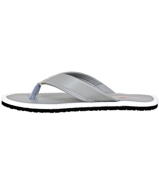 GRASS WALK - Gray Men''s Thong Flip Flop - None