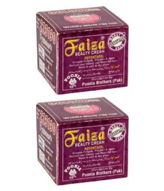 Faiza  beauty cream poonia brothers  Night Cream 30 gm Pack of 2