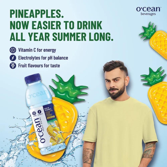 Ocean Fruit water Pineapple 500 ml (Pack of 24)