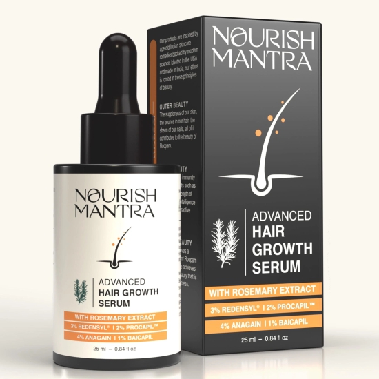 Advanced Hair Growth Serum with Rosemary Extract (Pack Of 2)