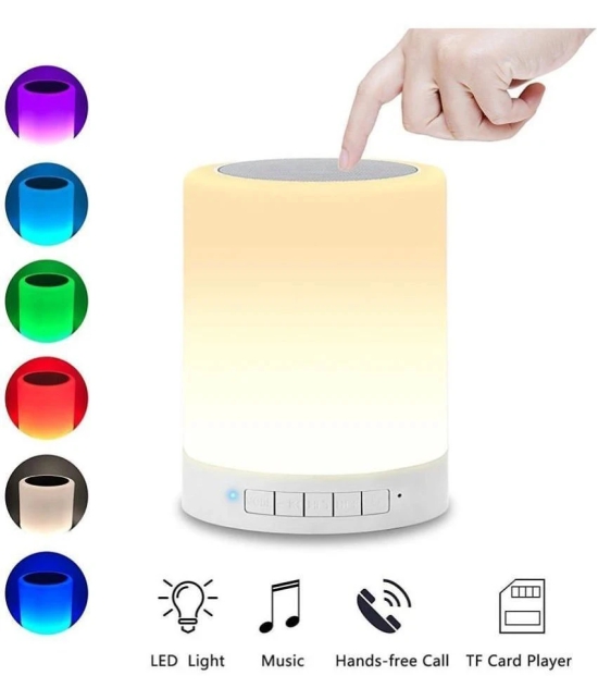 Wireless Night Lamp Changing colors Cum Bluetooth Music Speaker Table Light