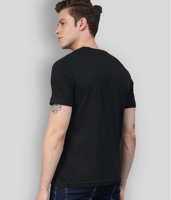 Huetrap - Black Cotton Regular Fit  Mens T-Shirt ( Pack of 1 ) - None