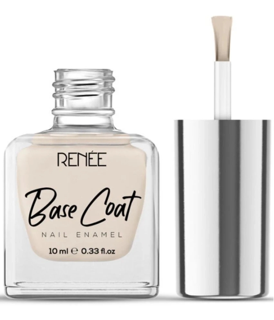 RENEE Base Coat Nail Enamel, Quick Drying, Long Lasting, Chip resisting Formula, 10 Ml