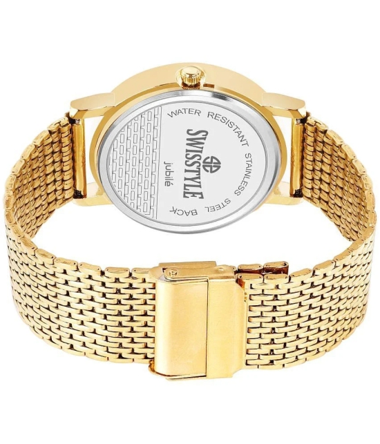 Swisstyle Gold Metal Analog Mens Watch