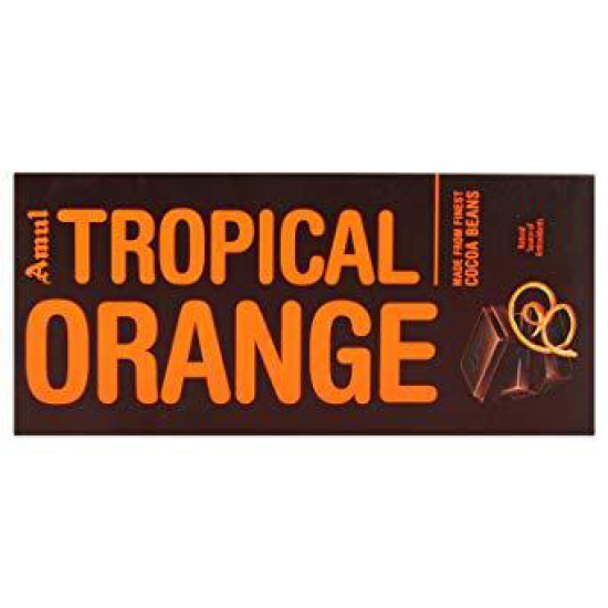 Amul Tropical Orange Cocoa Beans Chocolate 150G