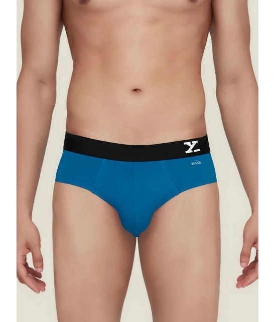 XYXX - Turquoise Cotton Mens Briefs ( Pack of 1 ) - None