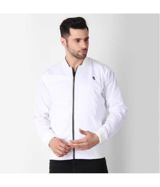 Forbro - White Nylon Regular Fit Mens Windcheater Jacket ( Pack of 1 ) - None