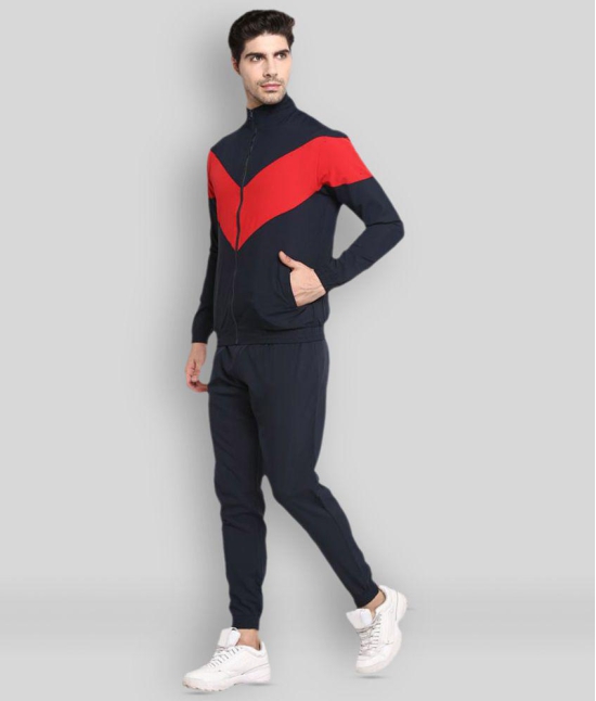 OFF LIMITS - Multicolor Polyester Regular Fit Colorblock Mens Sports Tracksuit ( Pack of 1 ) - M