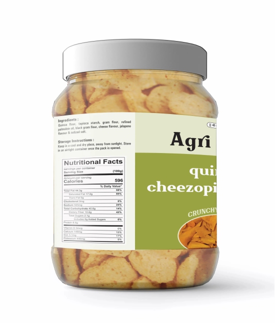 Agri Club Quinoa Cheezopino Chips, 200 gm (Pack of 2)