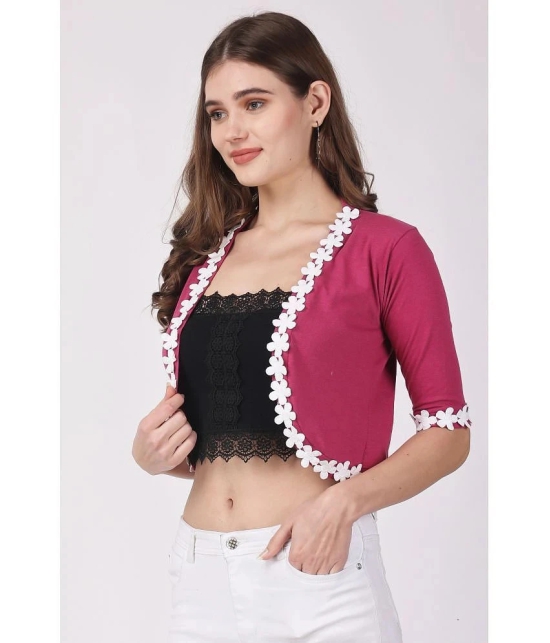 Affair Cotton Womens Shrugs - Pink ( Single ) - None