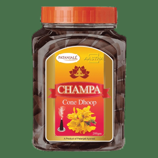 AASTHA CHAMPA CONE DHOOP - 200 GM