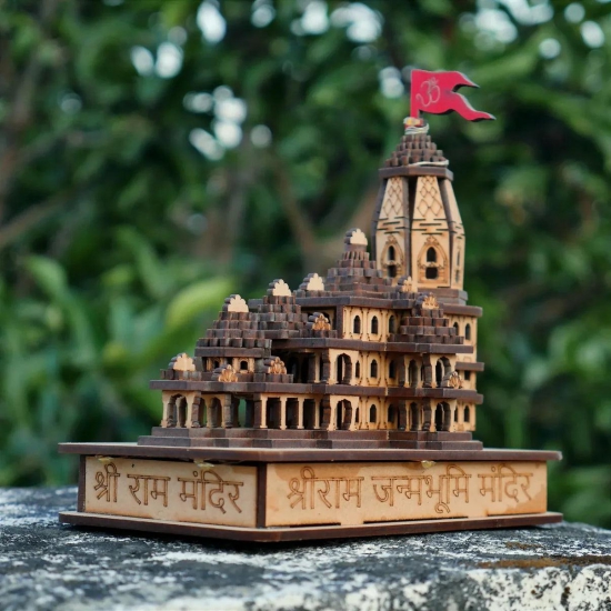 Ayodhya Shri Ram Mandir 3D Wooden Temple (FLAT 65% OFF)