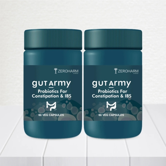 Gut Army Constipation IBS Capsules 60 Capsules