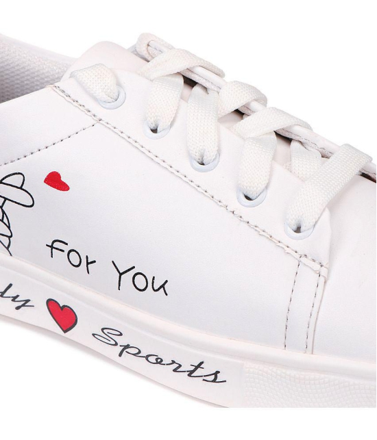 Shoetopia - White  Women''s Sneakers - None