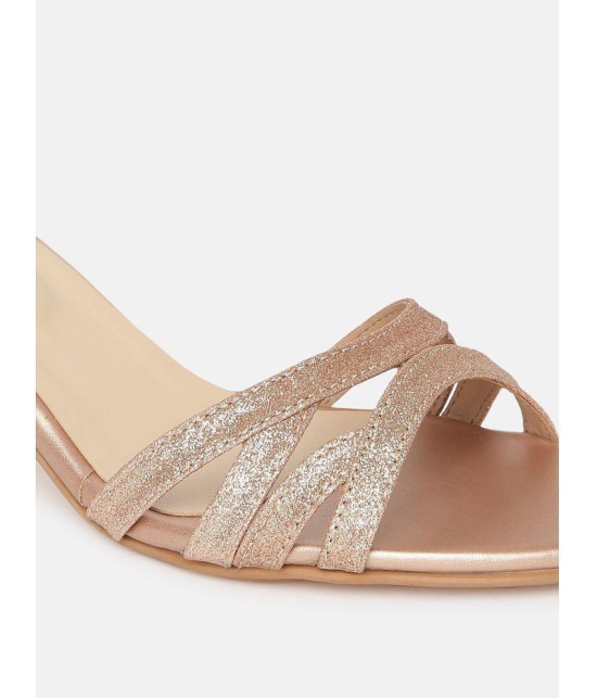 MARC LOIRE - Rose Gold Women's Sandal Heels - None