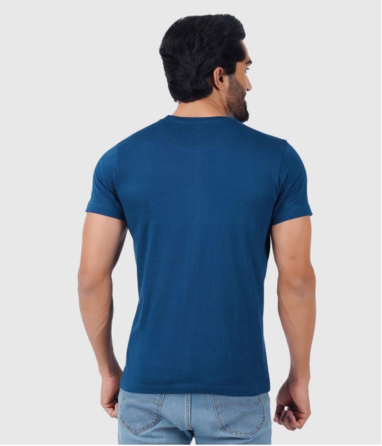 ferocious - Blue Cotton Regular Fit Men's T-Shirt ( Pack of 1 ) - None