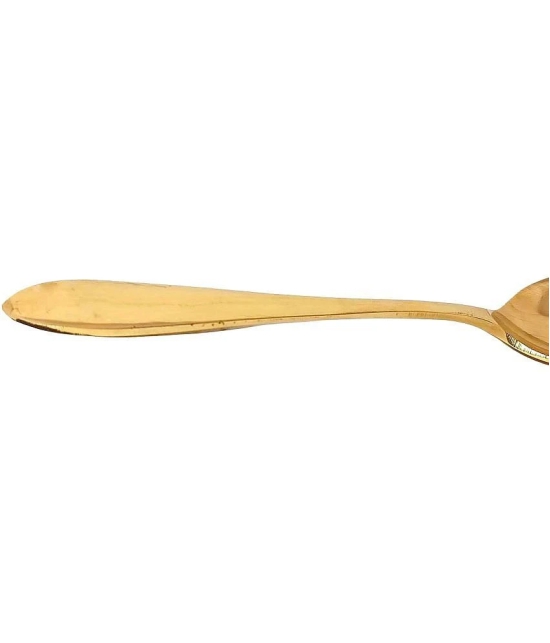 A & H ENTERPRISES - Brass Brass Table Spoon ( Pack of 6 ) - Brass