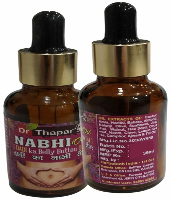 Dr. Thapars NABHI CHAKRA? BELLY? NAVAL PURE AY. Oil 35 ml