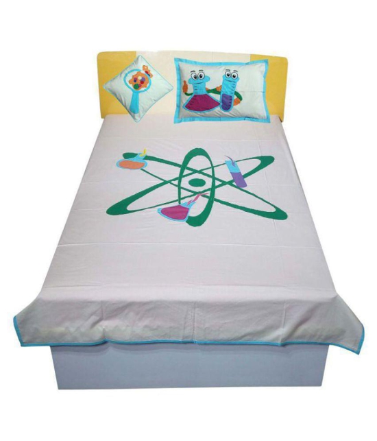 Hugs'n'Rugs Cotton Single Bedsheet - Multi