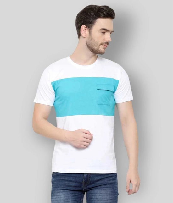 Glito - White Cotton Regular Fit Mens T-Shirt ( Pack of 1 ) - None