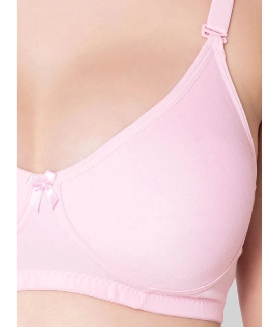 Bodycare Pink Cotton Blend Non Padded Women's Everyday Bra ( Pack of 1 ) - None