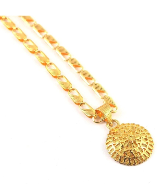 Jewar Mandi - Gold Pendant ( Pack of 1 ) - Gold