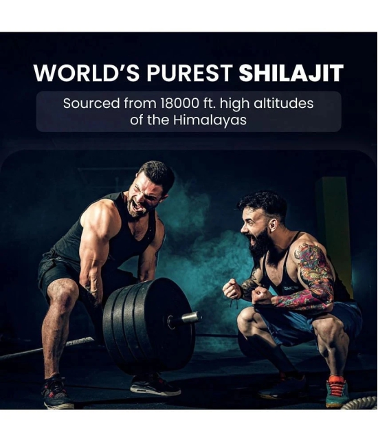 Himalayan Organics Pure Shilajit Resin to Boost Performance,Power, Stamina, Endurance, Strength With Fulvic Acid & 85+ Trace Minerals Complex for Energy,Maximum Potency I - 25g