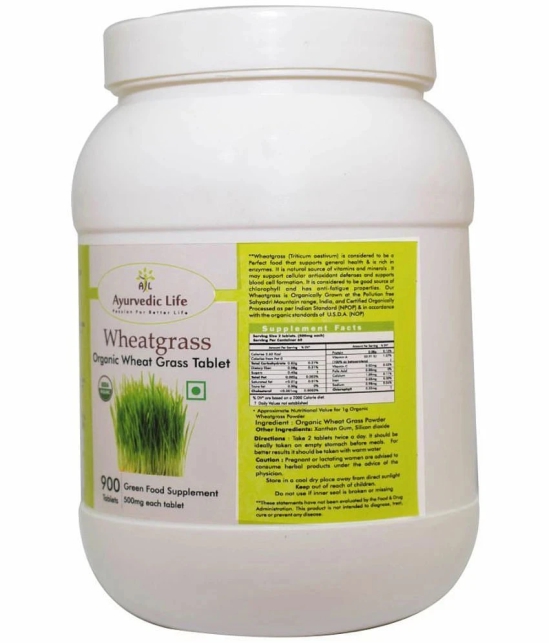 Ayurvedic Life Wheatgrass Tablet 900 no.s Pack Of 1