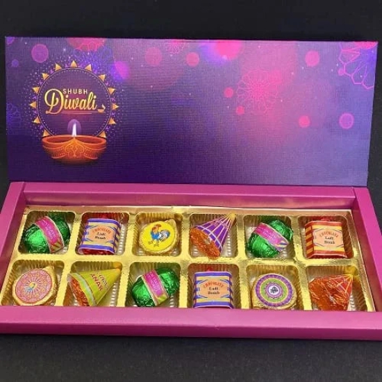 Home made Delicious Diwali Chocolate Gift Box